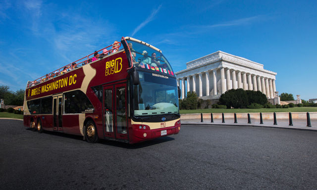 Tour tham quan toàn cảnh đêm bằng xe buýt lớn ở Washington DC